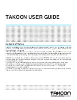 TAKOON Furia User Manual preview