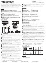 Предварительный просмотр 2 страницы Takstar E160W Manual