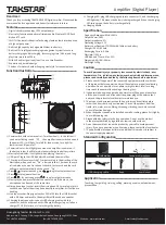 Preview for 2 page of Takstar E180M User Manual