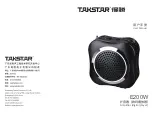 Предварительный просмотр 1 страницы Takstar E200W User Manual