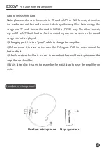 Preview for 14 page of Takstar E300W Manual