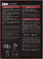 Preview for 1 page of Takstar E8M User Manual