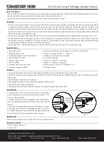 Предварительный просмотр 2 страницы Takstar ECA-032 Quick Start Manual