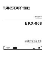 Takstar EKX-808 User Manual preview