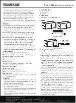 Preview for 2 page of Takstar ELV-182 User Manual