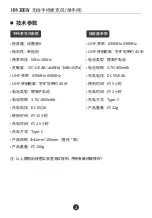 Preview for 3 page of Takstar HM-300W User Manual