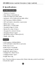 Preview for 10 page of Takstar HM-300W User Manual