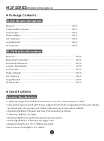 Preview for 12 page of Takstar M-2F Series Manual