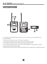 Preview for 16 page of Takstar M-2F Series Manual