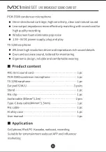 Preview for 4 page of Takstar MX1 mini Set User Manual