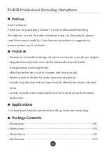 Preview for 10 page of Takstar PC-K220 User Manual