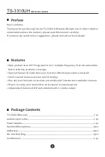 Preview for 9 page of Takstar TS-3310UH User Manual