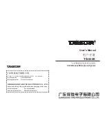 Takstar TS-6320 User Manual preview