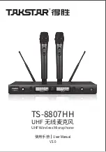 Предварительный просмотр 1 страницы Takstar TS-8807HH User Manual