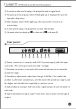 Preview for 16 page of Takstar TS-8807TT User Manual