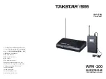 Takstar WPM-200 User Manual preview