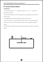 Preview for 14 page of Takstar WPM-300 User Manual