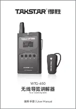 Takstar WTG-650 User Manual preview