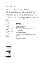 Preview for 4 page of TAKT Curve Coat Rack T21 Building Instructions