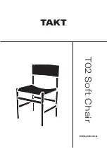 Предварительный просмотр 1 страницы TAKT T02 Soft Chair Building Instructions