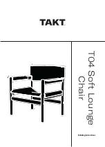 TAKT T04 Soft Lounge Chair Building Instructions предпросмотр