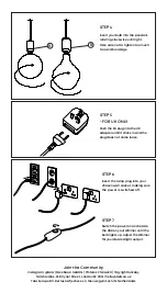 Предварительный просмотр 4 страницы Tala PLUG-IN PENDANT Installation Manual