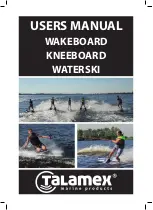 Preview for 1 page of TALAMEX Kneeboard Arrow User Manual