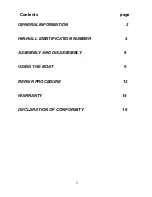 Preview for 2 page of TALAMEX TLM200A Owner'S Manual