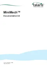 Talaris MiniMech 010 Documentation Kit preview