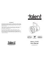 Talent LP12LED User Manual предпросмотр