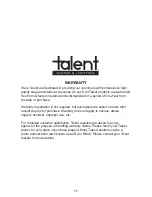 Preview for 11 page of Talent MIX-06 User Manual