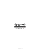 Предварительный просмотр 8 страницы Talent MP12 User Manual