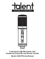 Предварительный просмотр 1 страницы Talent USB-PRO User Manual