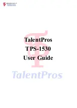 TalentPros TPS-1530 User Manual preview