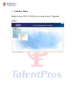 Preview for 6 page of TalentPros TPS-1530 User Manual