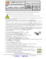 Preview for 6 page of TALESUN TP6L60M-320 Installation Manual