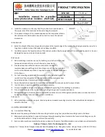 Preview for 8 page of TALESUN TP6L60M-320 Installation Manual