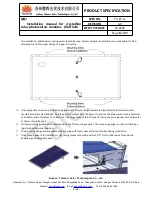 Preview for 9 page of TALESUN TP6L60M-320 Installation Manual