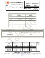 Preview for 17 page of TALESUN TP6L60M-320 Installation Manual