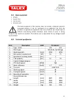 Предварительный просмотр 12 страницы Talex BOCIAN 170 Manual