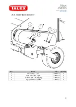 Предварительный просмотр 28 страницы Talex BOCIAN 170 Manual