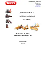 Preview for 1 page of Talex LEOPARD RB 160 Instruction Manual