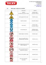 Preview for 8 page of Talex LEOPARD RB 160 Instruction Manual