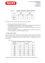 Preview for 19 page of Talex LEOPARD RB 160 Instruction Manual