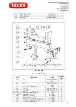 Preview for 25 page of Talex LEOPARD RB 160 Instruction Manual