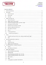 Preview for 3 page of Talex LIGHT FLAIL MOWER ECO 100 User Manual