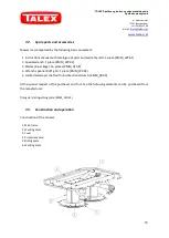 Предварительный просмотр 14 страницы Talex Mini Mini 1,35 Z 079 Instruction Manual