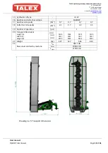 Preview for 18 page of Talex OptiCUT 210 Original User Manual, Spare Parts Catalogue, Warranty