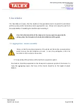 Preview for 19 page of Talex OptiCUT 210 Original User Manual, Spare Parts Catalogue, Warranty