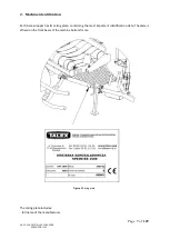 Preview for 7 page of Talex SPRINTER 1500 Original User Manual